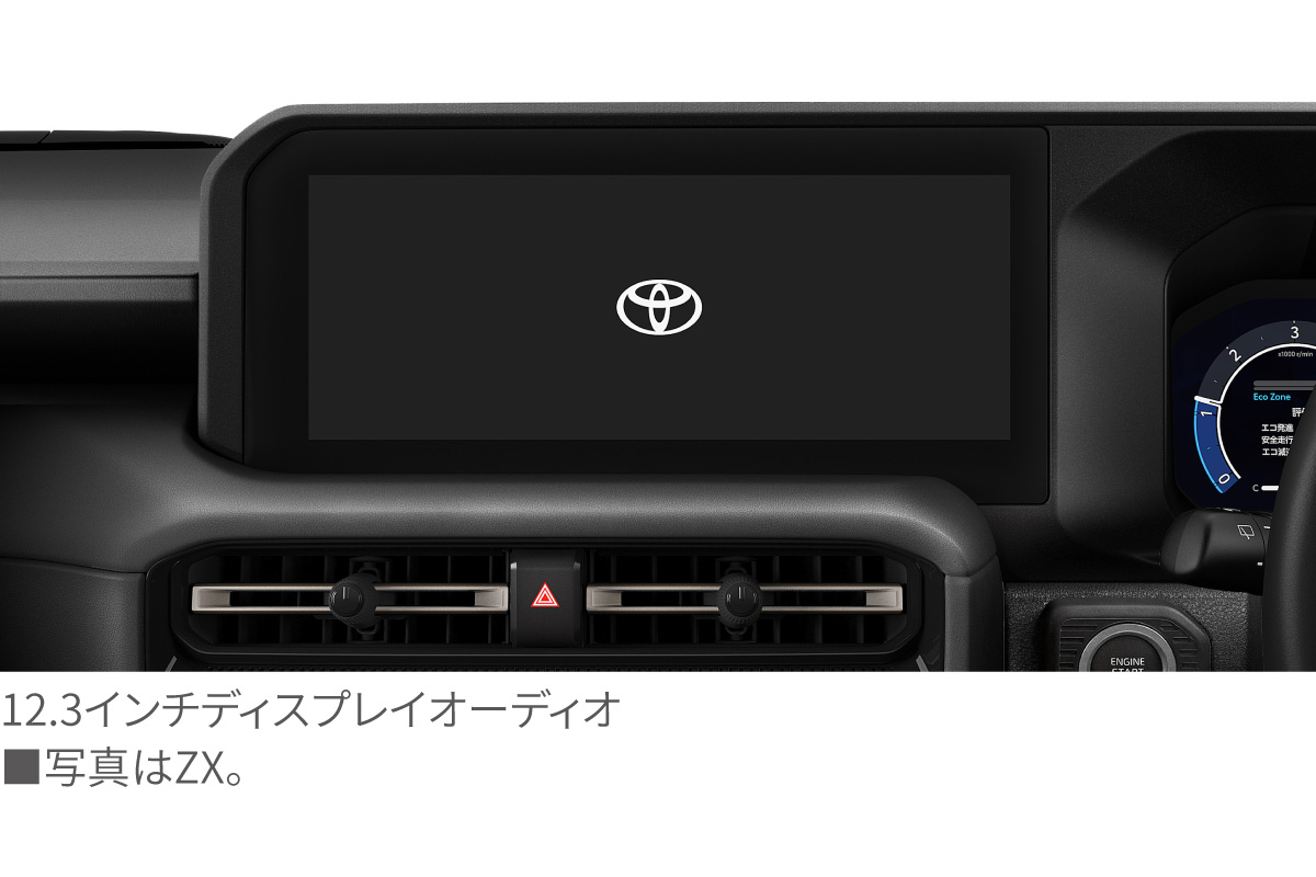 トヨタ　ランクル250純正　ディスプレイオーディオ ランドクルーザー“250” | 特長 | 三重トヨタ自動車株式会社