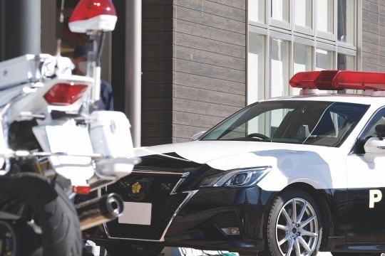 白バイパトカーイメージ